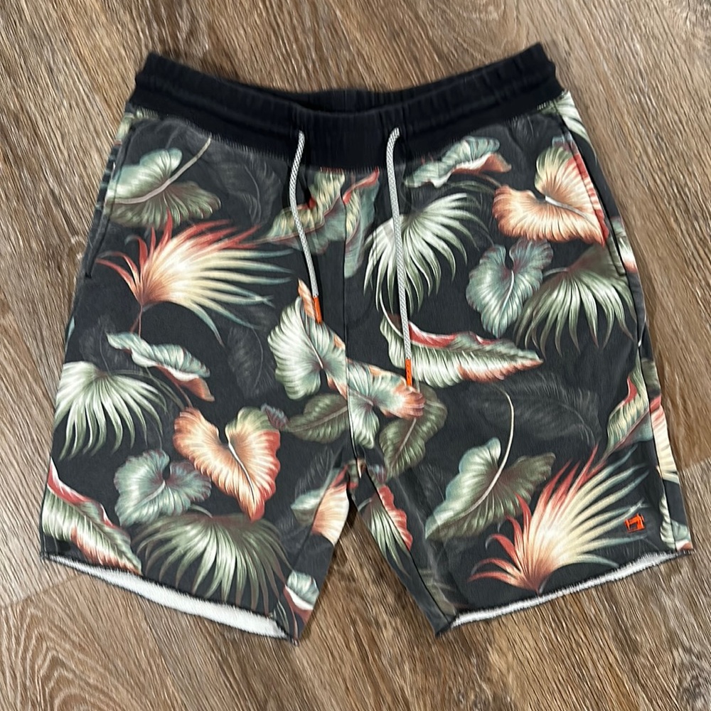 Scotch & Soda Vintage Floral Drawstring Sweat Short Men S Hawaiian